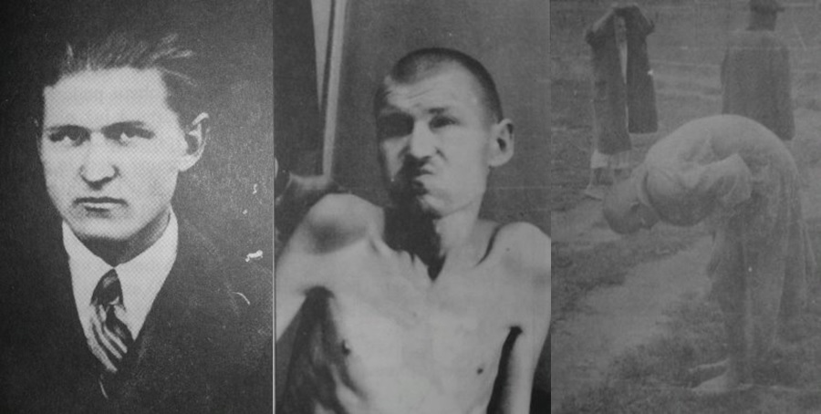 Klemens Ostrowski in 1947, left, and in 1957, middle and right, after release from communist concentration camp; Letter Gluchowska Borkowski Prime Minister Poland 10 December 2017
